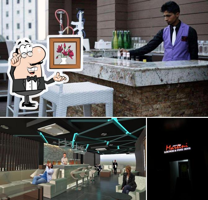 The picture of Martini Lounge & Fine Dine’s interior and exterior