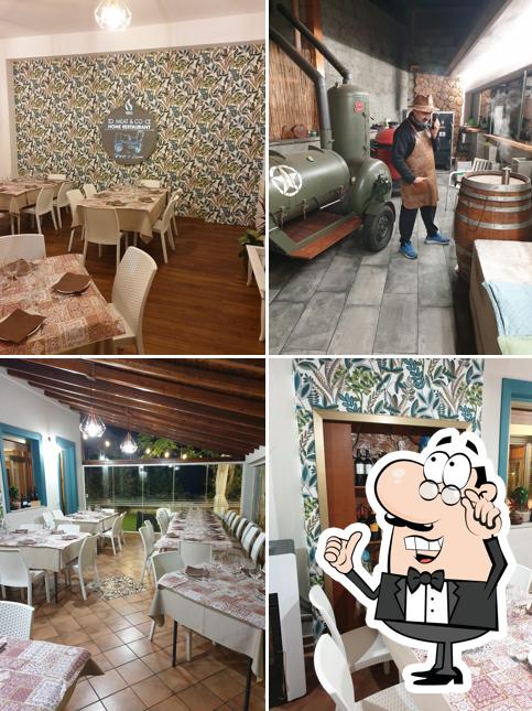 Gli interni di Meat & Co. Home Restaurant