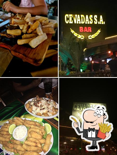 Prove cbatatas fritas francesas no Cevadas S.A. Bar