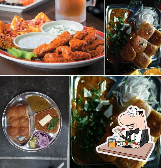 Bombay Burger and pav bhaji