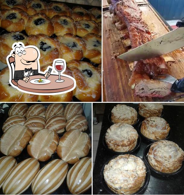Comida em Caramelo's Pães e Doces