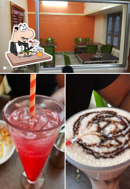 Check out the photo showing food and interior at CHAAT CAFE