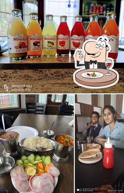 The restaurant's food and beverage