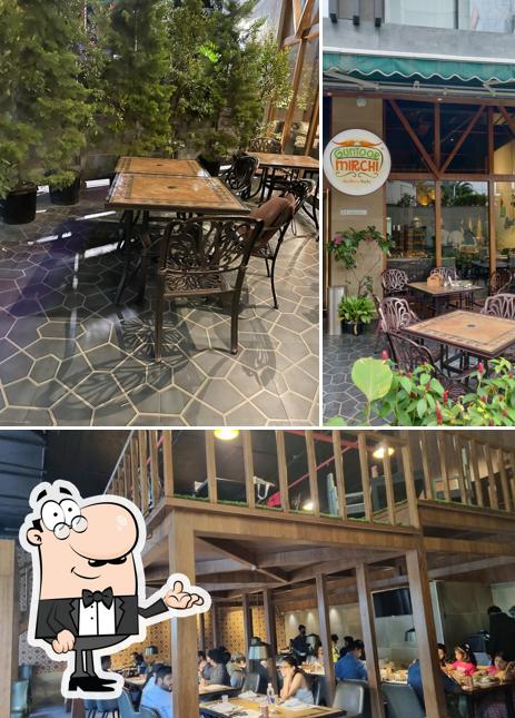 The interior of Guntoor Mirchi