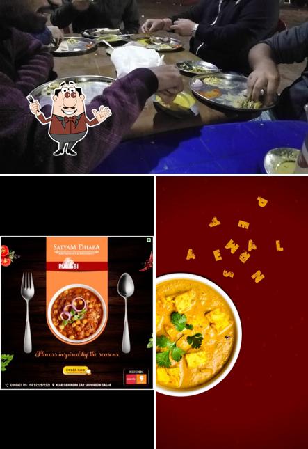 Food at Adi Satyam Dhaba