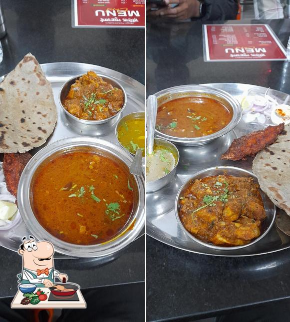 Chicken curry at Hotel Tuljai