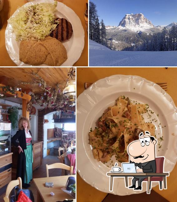Gli interni di Rifugio Pelmo