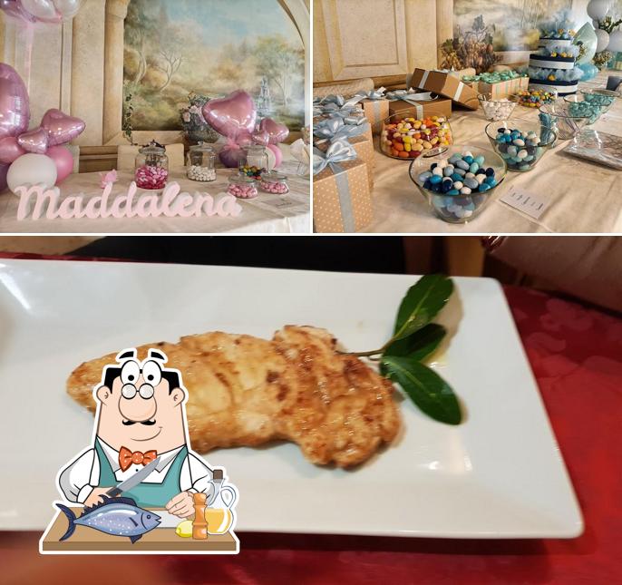 Salmone grigliato al Ristorante Pizzeria Alle Fontane Bianche