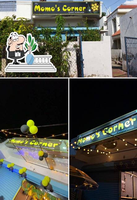 The exterior of The Momos Corner