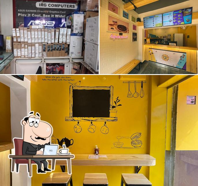 Check out how The Belgian Waffle Co looks inside