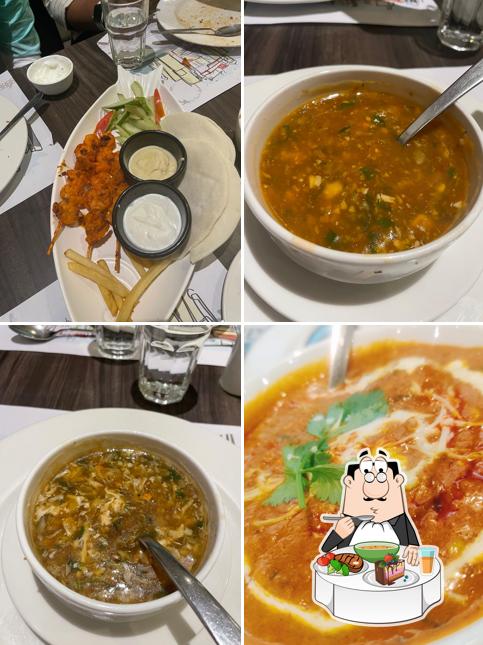 Hot and sour soup at Zaitoon Restaurant