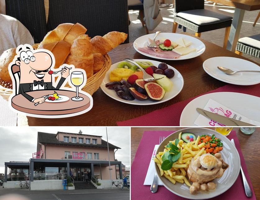 Tra le diverse cose da Cafe Koller Sursee si possono trovare la cibo e esterno