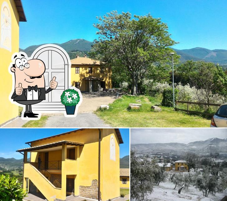 Goditi la vista dagli esterni di Agriturismo Le Colline
