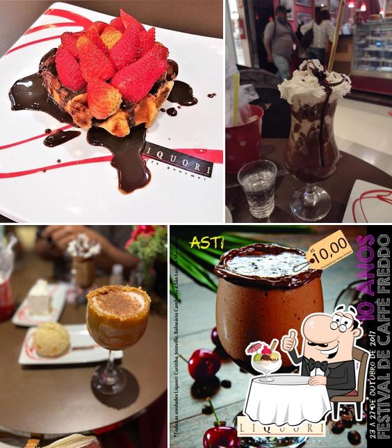 Liquori São Luís Shopping provê uma seleção de pratos doces