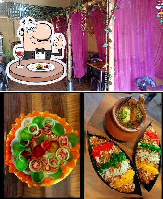 Among different things one can find food and interior at DESI CHULHA