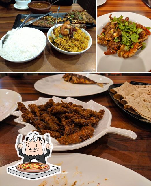 Order pizza at Fish Aurant Restaurant