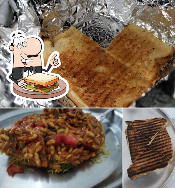Grilled cheese sandwich at Manek Chowk Sandwich & Pizza
