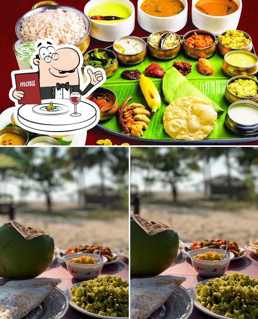 Food at Maria Beach Restaurant Veg and Non veg