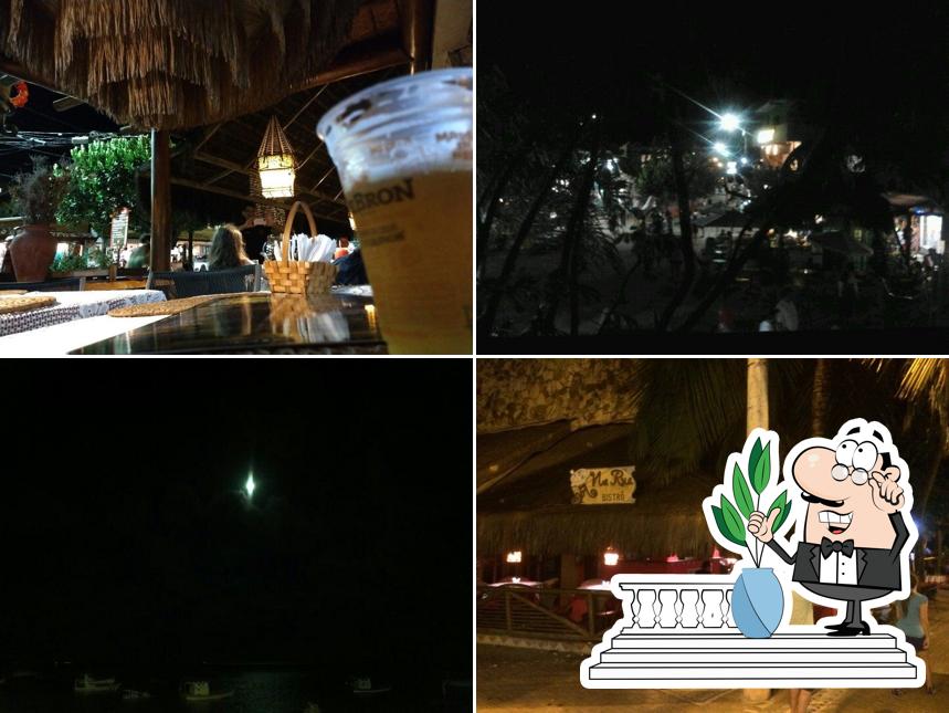 Desfrute da vista da área externa do Na Rua Bistrô