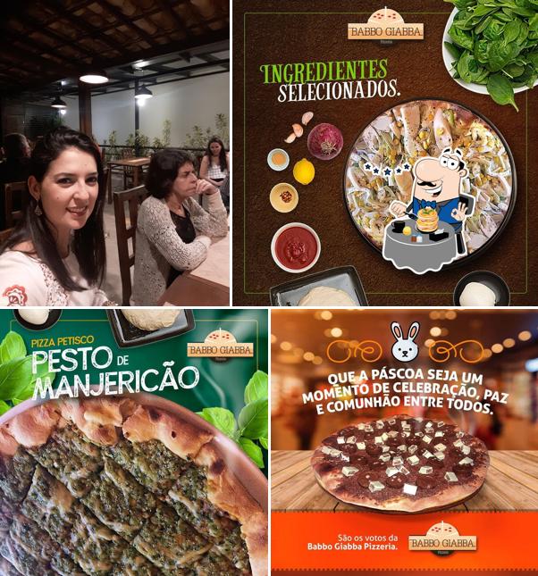 Platos en Babbo Giabba Pizzeria