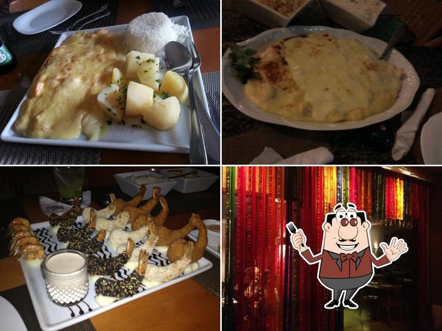 Platos en Imperador dos Camarões - Praia