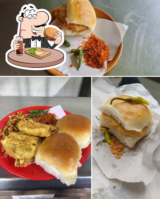 Order a burger at Vadaghar