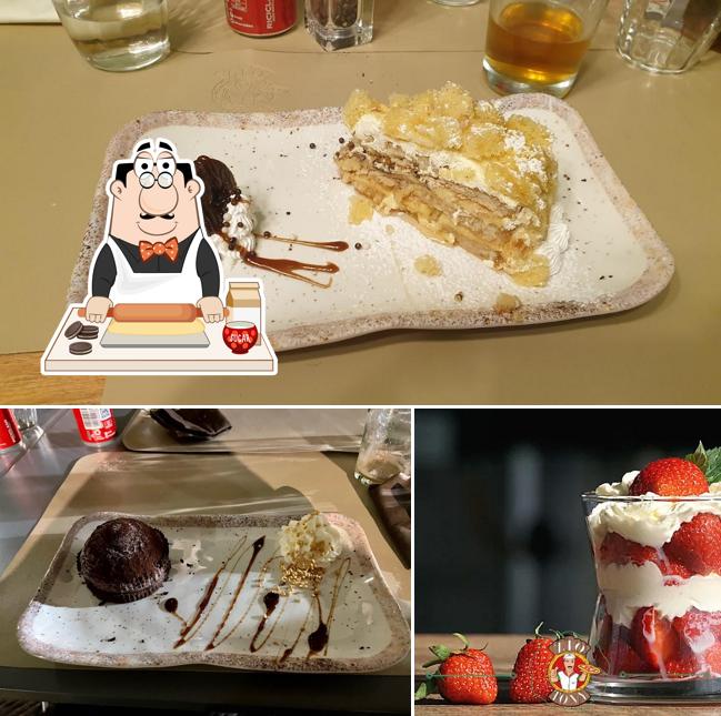 Pizzeria zio Tony serve un'ampia gamma di dolci