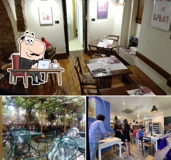 Siediti a un tavolo di Trattoria del Borgo Elce