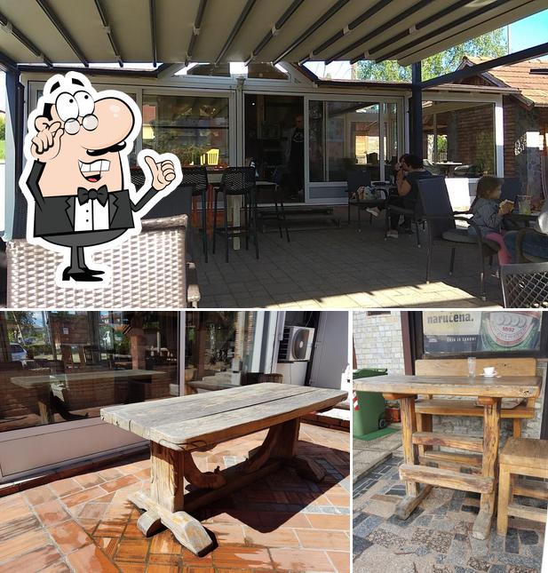 Gli interni di Caffe bar "Dem"