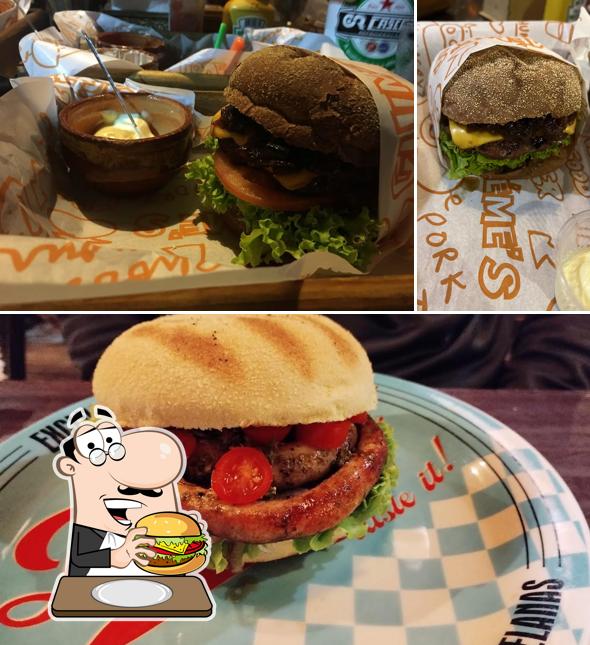 Consiga um hambúrguer no Guiméme's Grill Burgers - Hamburgueria