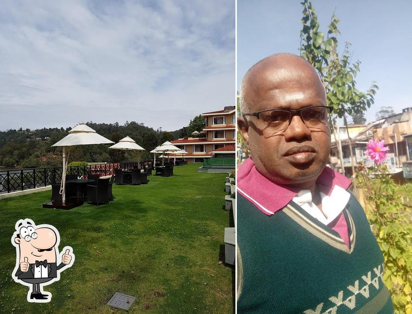 See this picture of Lawns Restaurant