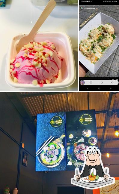 This is the picture displaying food and beverage at Momotopia