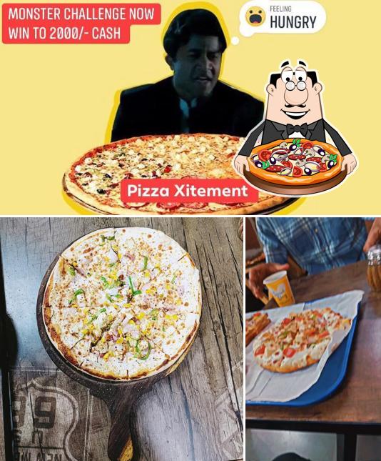 At Pizza Xitement, you can try pizza