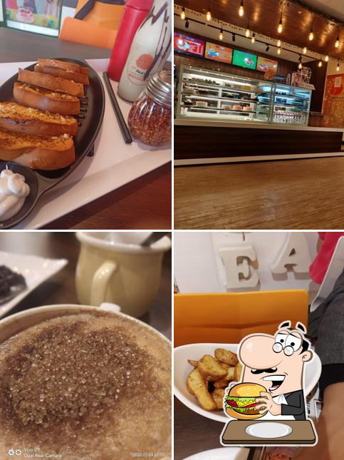 Try out a burger at 7th heaven