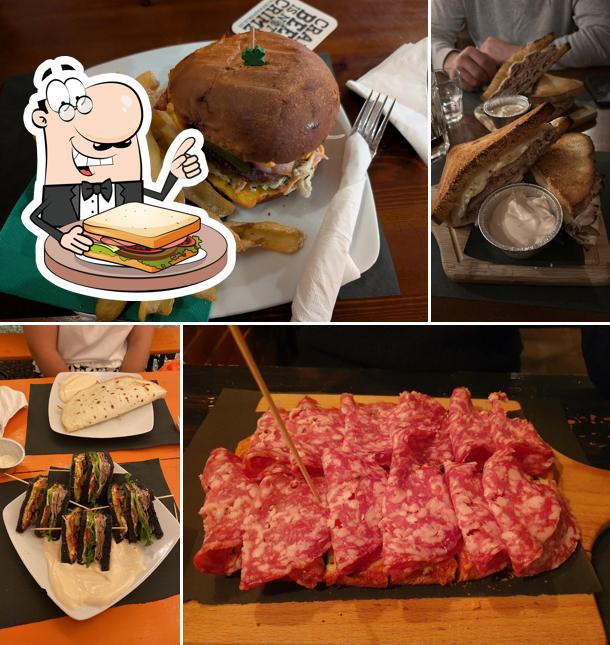 Toast al formaggio al Black Lotus Pub