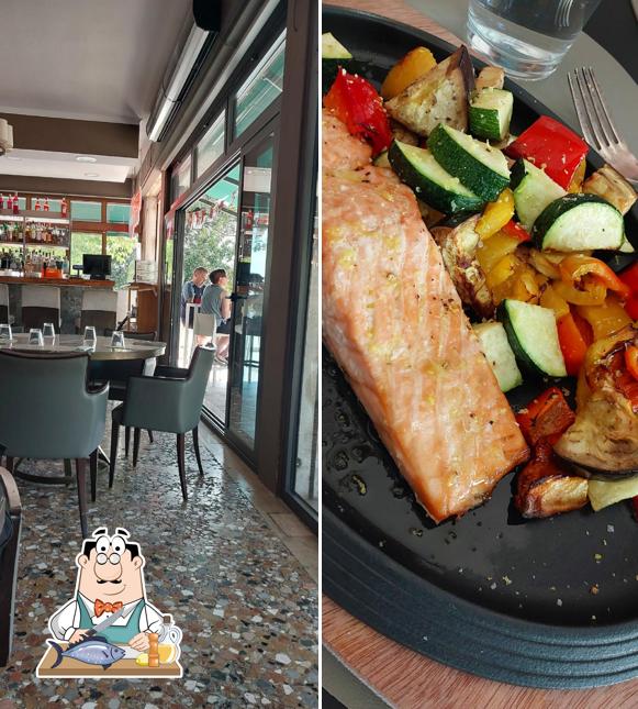 Salmone grigliato al Riviera bistrot