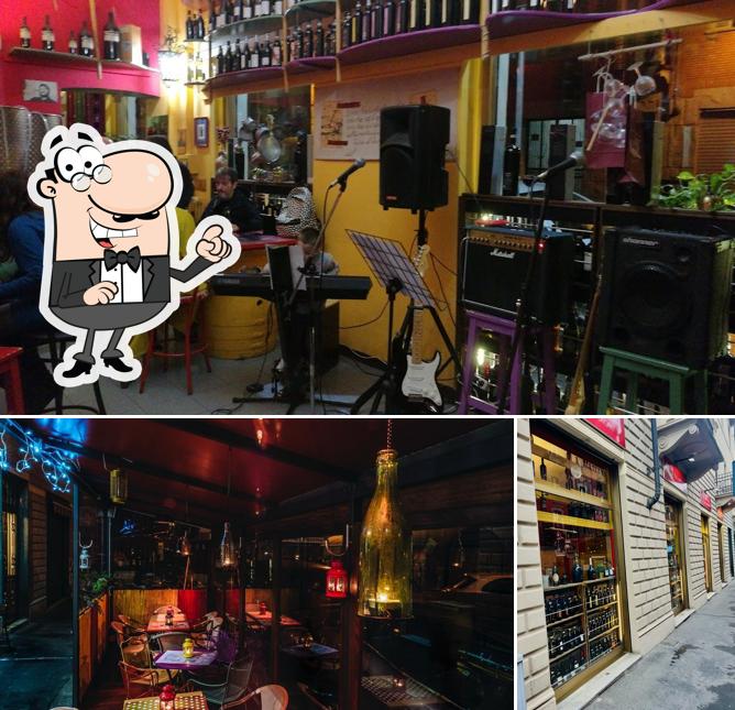 Gli interni di The Wine Nest Enoteca