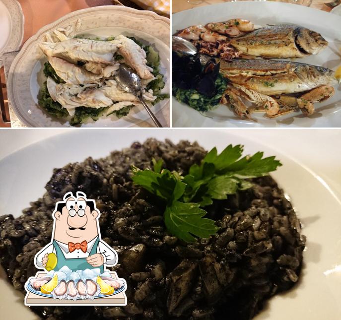 Prenditi tra i vari piatti di mare offerti a Konoba Amfora