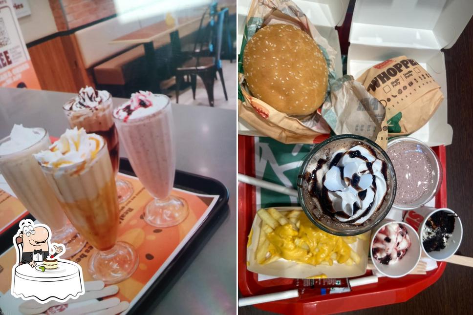 Burger King offers a selection of desserts