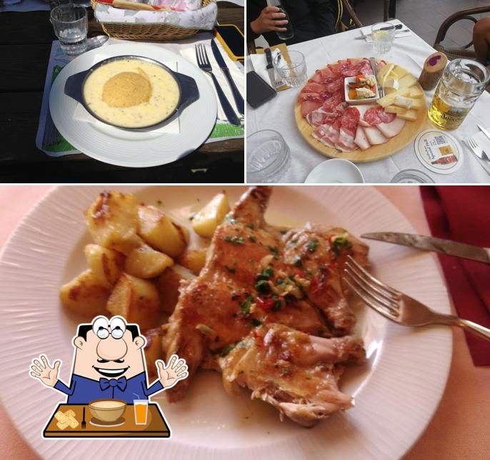 Cibo al Ristorante Albergo Caffè Col