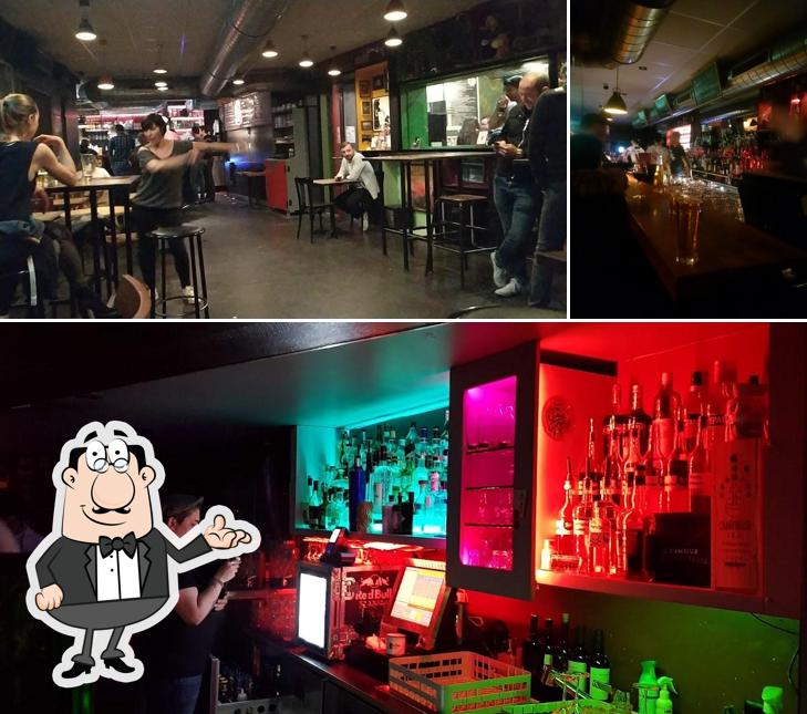 Gli interni di Chat Noir Club