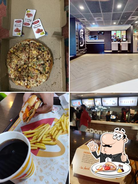 Try out pizza at McDonald's