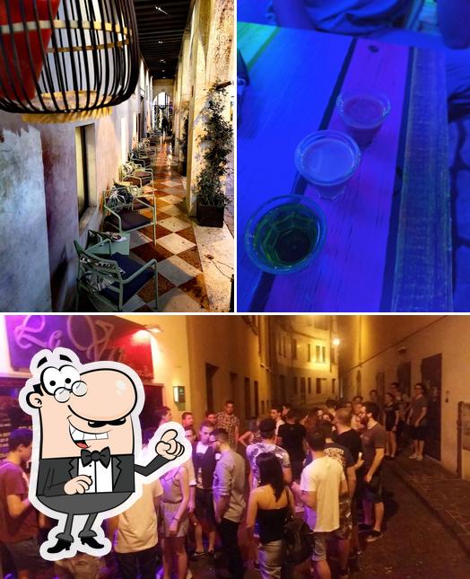 Gli interni di Le Vip Shot Bar