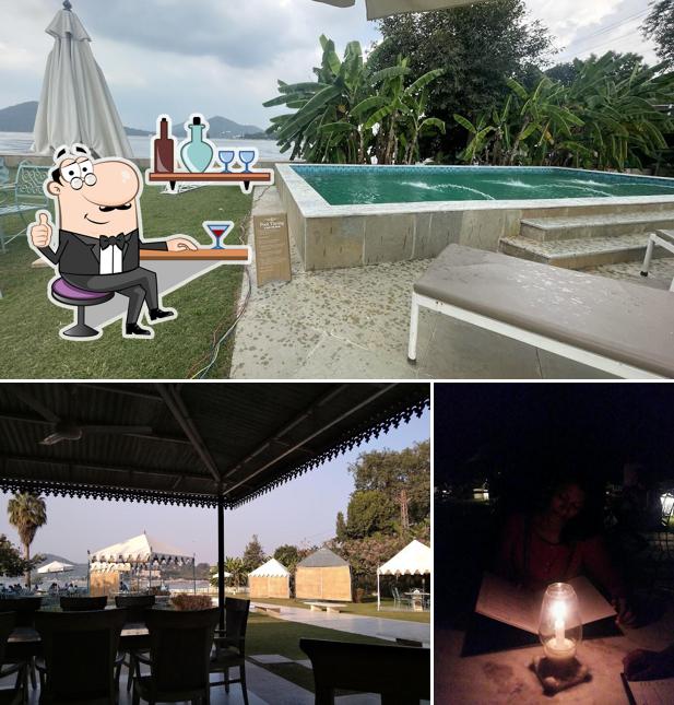 Check out how Raaj Bagh Restaurant by Fateh Collection looks inside