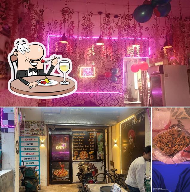 CAFE PB 27 is distinguished by food and exterior