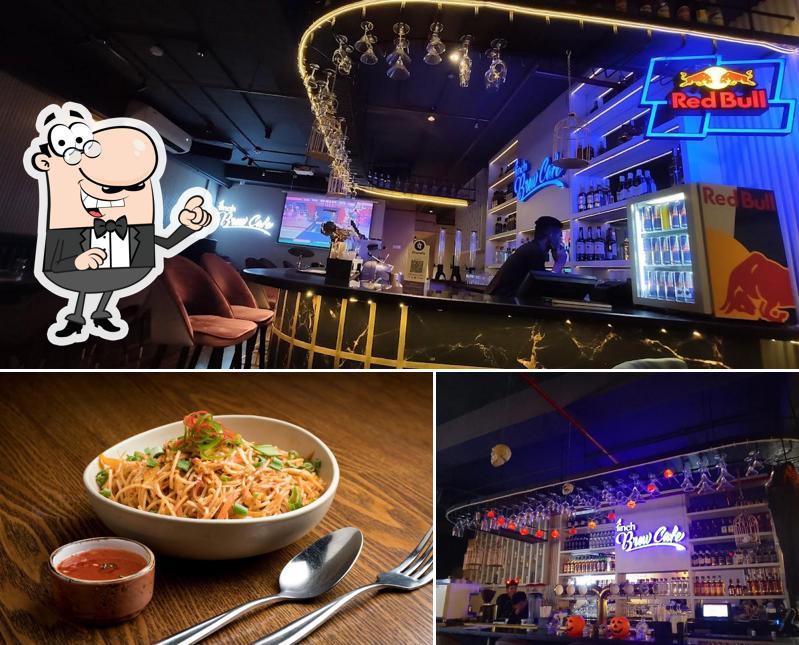 Take a look at the image displaying exterior and food at Finch Brew Cafe