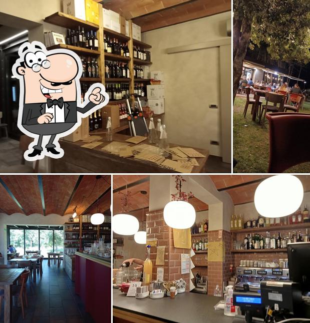 Gli interni di PASSAtempo di Osteria il PAPERO