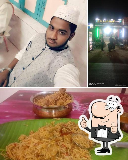 Look at this image of SKA Madani Ambur Biriyani Hotel