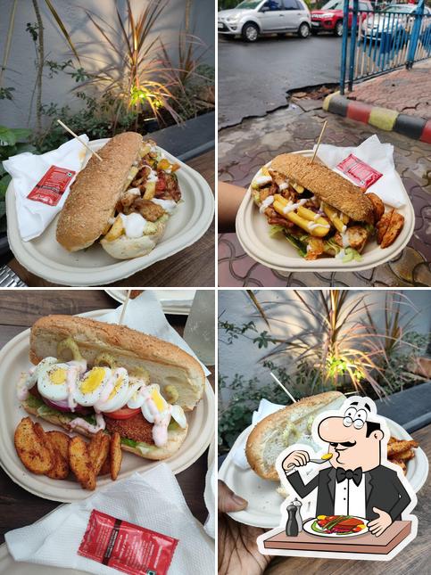 Food at Super Sub Deli