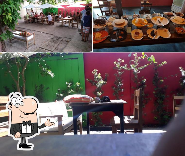 O interior do Restaurante Casa Rabanete Arraial d'Ajuda